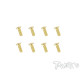 Screws Gold Fhc 2.5X8mm (8) - T-WORKS - GSS-2508C