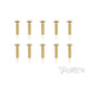 3mmx12mm Gold Button Head Screws (10Pcs) - T-WORKS - GSS-312B