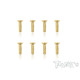 Vis Acier Traitées GOLD CHC 4x14mm (6) - T-WORKS - GSS-414C