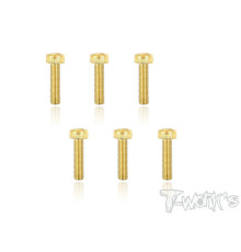 Vis Acier Traitées GOLD CHC 4x16mm (8) - T-WORKS - GSS-416H
