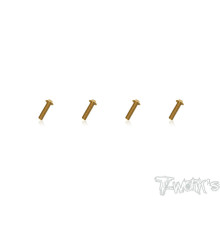Vis Acier Traitées GOLD Tête UFO 4x20mm (4) - T-WORKS - GSS-420U
