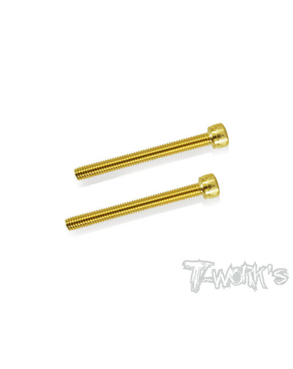 Screws Gold Chc 4X40mm (2) - T-WORKS - GSS-440H