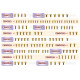 Kit Vis Acier Nitride Doré ASSO B74.2 (130) - T-WORKS - GSS-B74.2