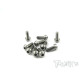 4mmx8mm Nickel Button Head Screw (10Pcs) - T-WORKS - NSS-408B