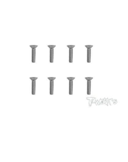 Screws Nickel Fhc 4X16mm (8) - T-WORKS - NSS-416C