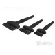 Width Board Cleaning Nylon Bristle Brush 3Pcs./Set - T-WORKS - TA-061