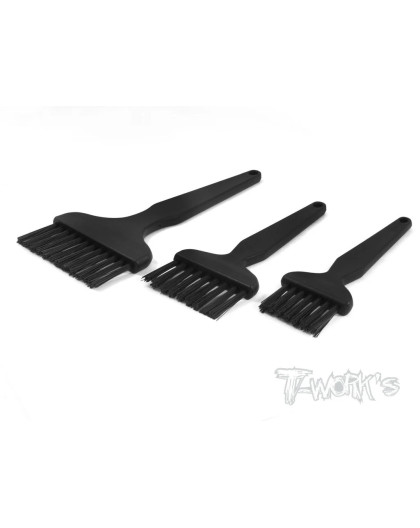Width Board Cleaning Nylon Bristle Brush 3Pcs./Set - T-WORKS - TA-061