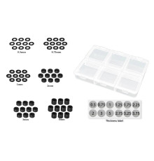 Set A de Bagues Alu M3 Noires - T-WORKS - TA-140BK