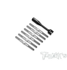 Titanium Turnbuckle Set Rc10 B7/B7D - T-WORKS - TB-317