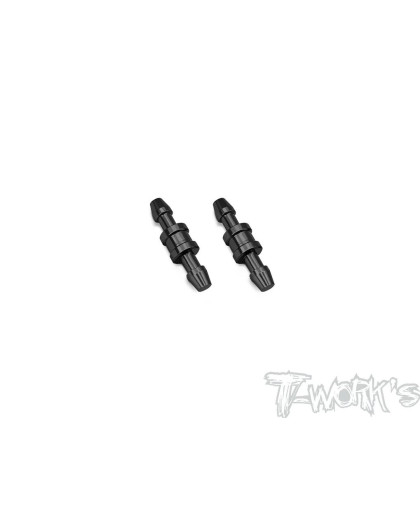 Aluminum Fuel Tube Stopper 2Pcs. - Black - T-WORKS - TO-039