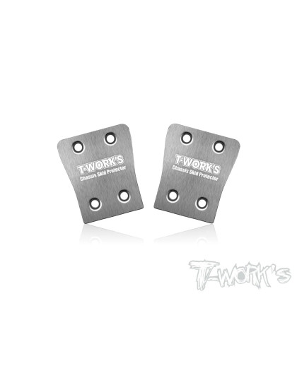 Steel Rear Chassis Skid (Xray Xb8) 2Pcs. - T-WORKS - TO-220-XB823