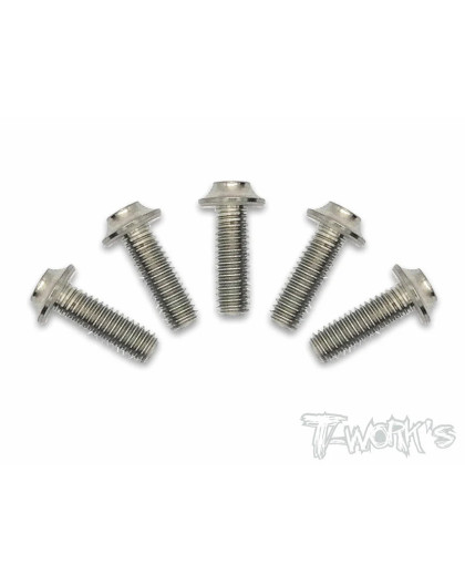 Vis titane 3x10 tête UFO (10) - T-WORKS - TSS-310U-5