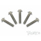 3mm X 14mm 64 Titanium Hex. Ufo Screw 10Pcs. - T-WORKS - TSS-314U-5