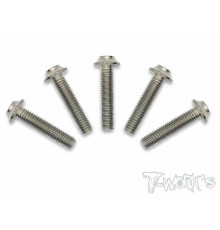 Vis titane 3x14 tête UFO (10) - T-WORKS - TSS-314U-5