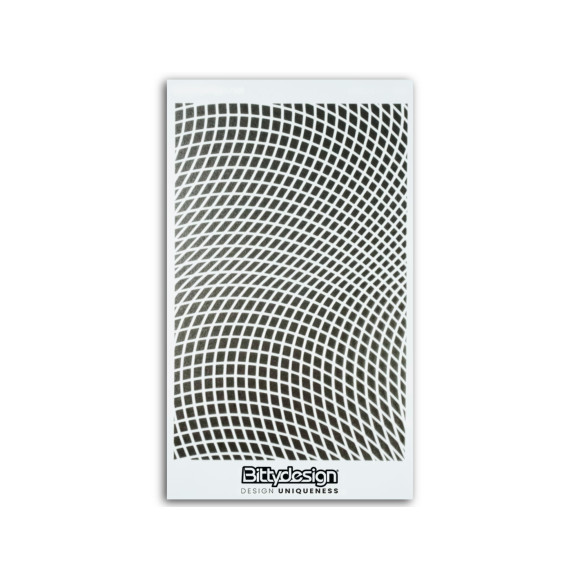 Pochoir Wave Mesh - BITTYDESIGN - BDSTC-015