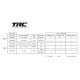 Pistons clapet 3x1.35 +3x1.45 +2x1.1 conique -15.85mm (2) - TRC005059
