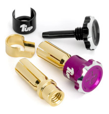 Prises PK5 avec vis sécurité - Noir/Violet - 1UP - 1UP-190453