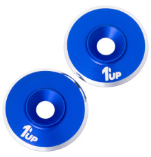 Rondelles de fixation d'aileron M3 -Bleu foncé (2) - 1UP - 1UP-820121