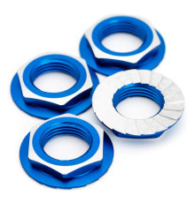 Lockdown 17mm Wheel Nuts - 4pcs - Blue - 1UP - 1UP-87011