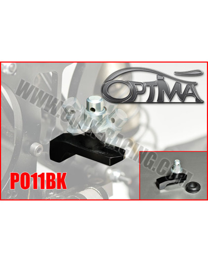 Support carrosserie arrière sur silent-bloc - NOIR - OPTIMA - PO11BK