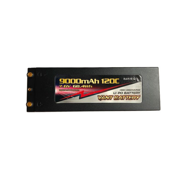 Accu Lipo 7.6V 120C 9000mah 2S Stick PK4 - VANT - V0203