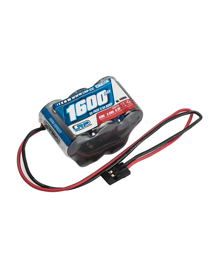 Lrp Xtec Rx-Pack Hump 2/3A Nimh - Jr - 6.0V - 1600Mah - LRP - 430601