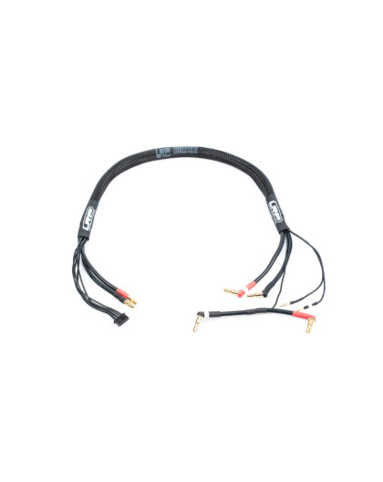 2X 2S-Charging Wire - 60Cm - 4mm & Xh | 4/5mm & 2mm - LRP - 499100