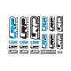Lrp Logo Decal Sheet 3 Size A4 - LRP - 62421