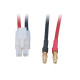 Universal Charging Lead - 50Cm - 4mm To Tamiya/Jst Plug - LRP - 65820