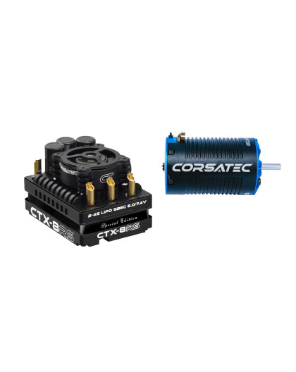 Corsatec Race Pro Esc 1/8 250A Black + Motor 2100Kv V2 - CORSATEC