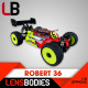 1/8 Offroad Body Robert36 Light Weight - HOT RACE - LB08RB-L