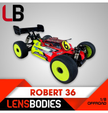 1/8 Offroad Body Robert36 Standard Weight - HOT RACE - LB08RB-S