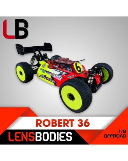 Carrosserie Lens 1/8 TT Robert36 Standard - HOT RACE