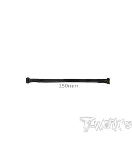 Câble Sensor Plat Noir - 150mm- T-WORKS - EA-038-150
