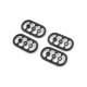 Lots de rondelles pour servo (4) - XRAY - 306219