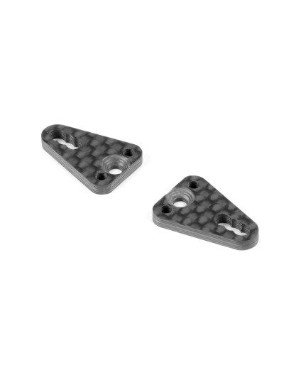 X1 Carbon Plate For Side Link With 2 Pins (2) - XRAY - 371188