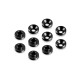 Rondelles de fixation servo - Noir (10) - HUDY - 296509-K