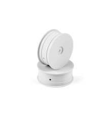 Jantes TT 1/10 avant 2WD - Blanc (2) - HUDY - 803210
