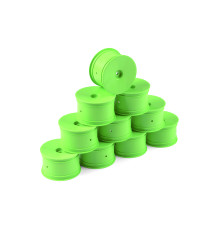 Jantes TT 1/10 arrière 2WD/4WD - Vert (10) - HUDY - 803241-G