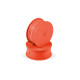 Jantes TT 1/10 avant 4WD - Orange (2) - HUDY - 803230-O