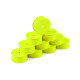 Jantes TT 1/10 avant 4WD - Jaune (10) - HUDY - 803231-Y