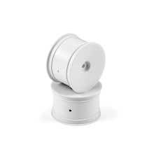 Jantes TT 1/10 arrière 2WD/4WD - Blanc (2) - HUDY - 803240