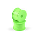 Jantes TT 1/10 arrière 2WD/4WD - Vert (2) - HUDY - 803240-G