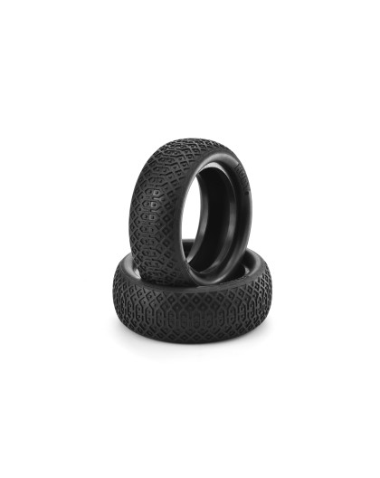 Pneus TT 1/10 avant 2WD - 303 - Soft (2) - HUDY - 812303D-S