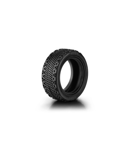 Pneus TT 1/10 avant 4WD Astro - 101A - Medium (2) - HUDY - 814201-M
