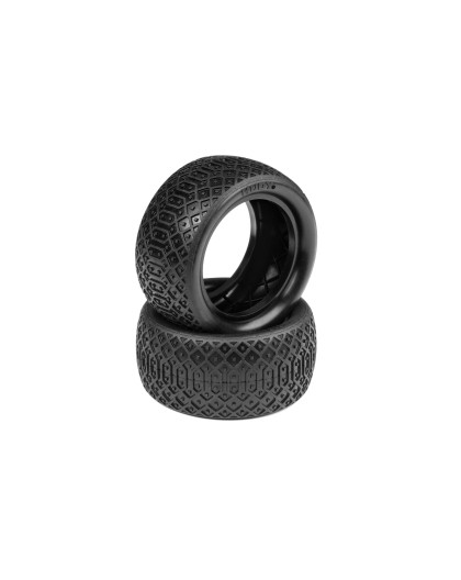 Pneus TT 1/10 arrière 2WD/4WD - 303 - Soft (2) - HUDY - 816303D-S