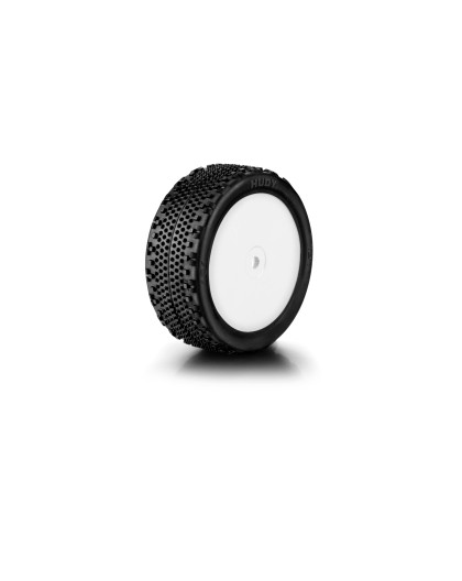 Pneus TT 1/10 AV Collés 4WD Astro 101A - Medium (2) - HUDY - 854201-M