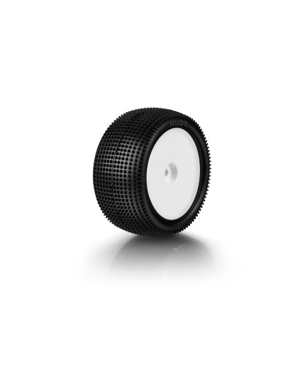 Pneus TT 1/10 AR 2WD/4WD collés - 101 (2) - HUDY - 856101