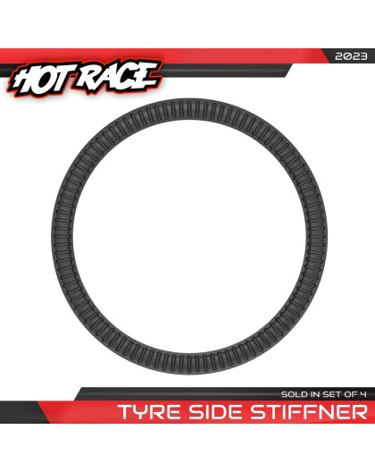 Set 4 Tyres Side Stiffener Buggy - HOT RACE - 001-1000