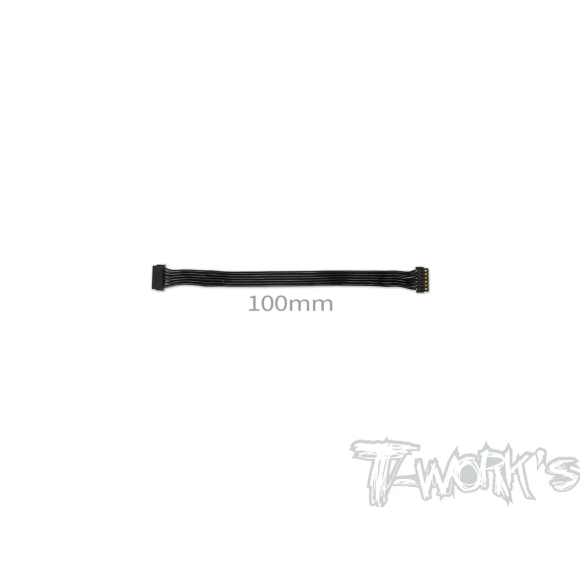 Bl Motor Flat Sensor Cable 100mm(Black) - T-WORKS - EA-038-100